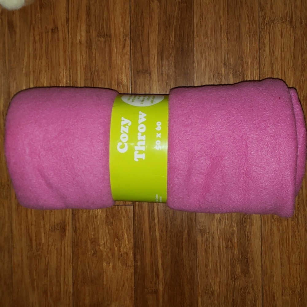 Barnes & Noble Pink Throw